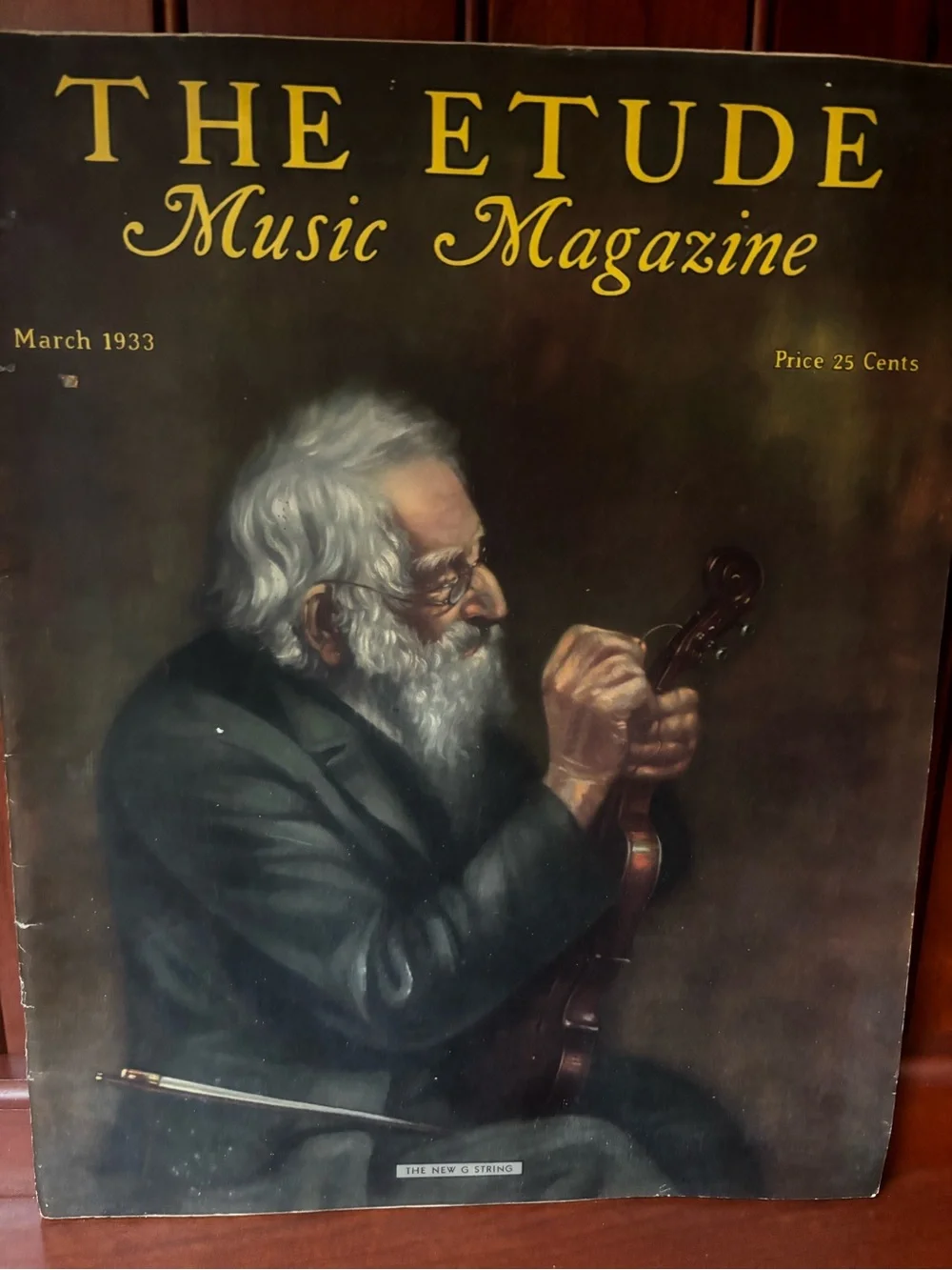 March 1933 issue of The Etude Music Magazine featuring the cover